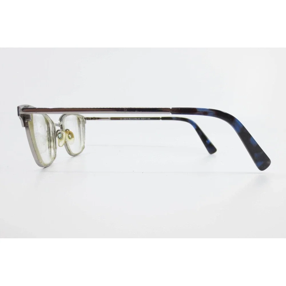 Salsa SA 20213 Eyeglass Frames Black Blue Gunmetal Cat Eye 52-17-135 35421